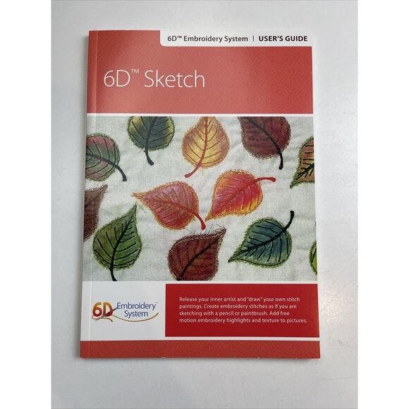 6d Sketch Embroidery System User’s Guide Bundle Lot Of 9 - Picture 16 of 16
